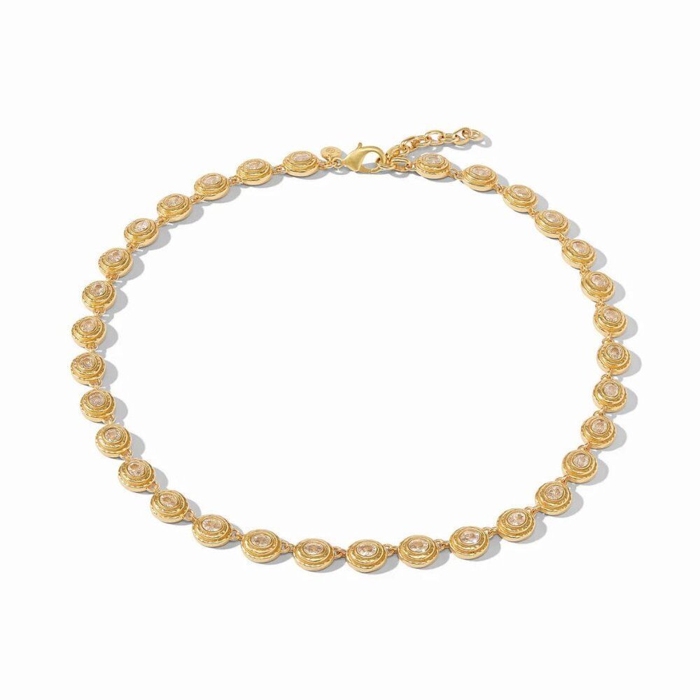 Brand New. $285 Julie Vos Tudor Tennis Necklace